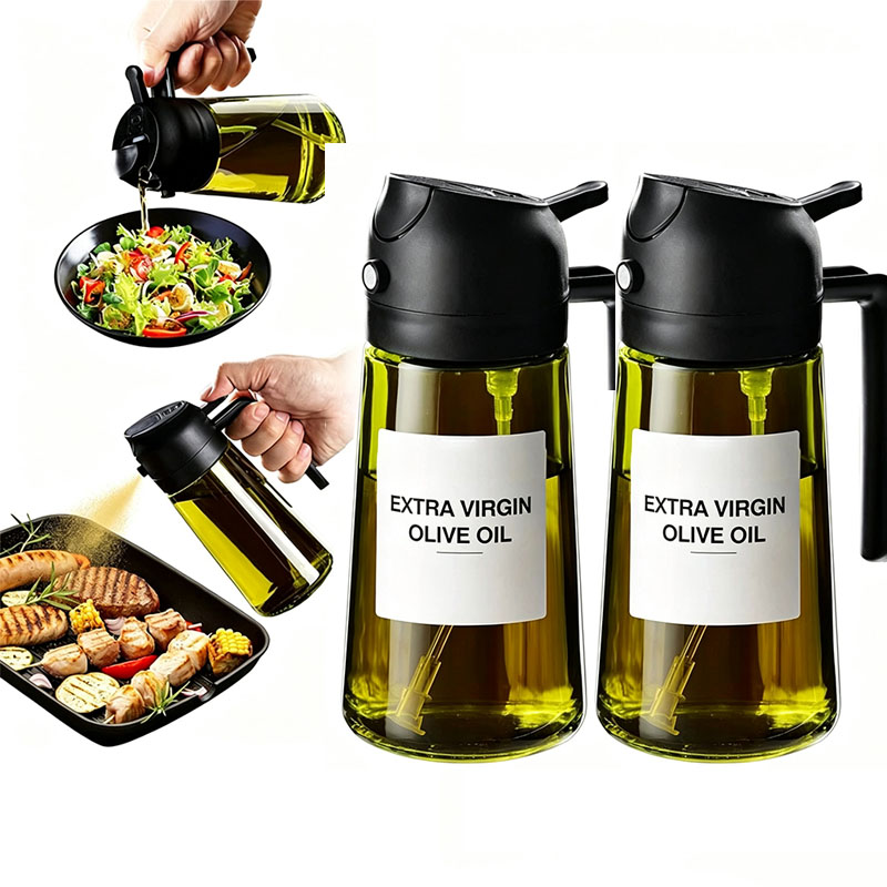 Kitchen Gadgets Green - 올리브 오일 디스펜서 주방용품 플라스틱 병