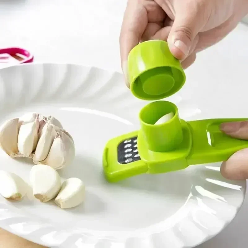 Kitchen Gadgets Green - 1PCS 미니 마늘 분쇄기 창의적인 마늘