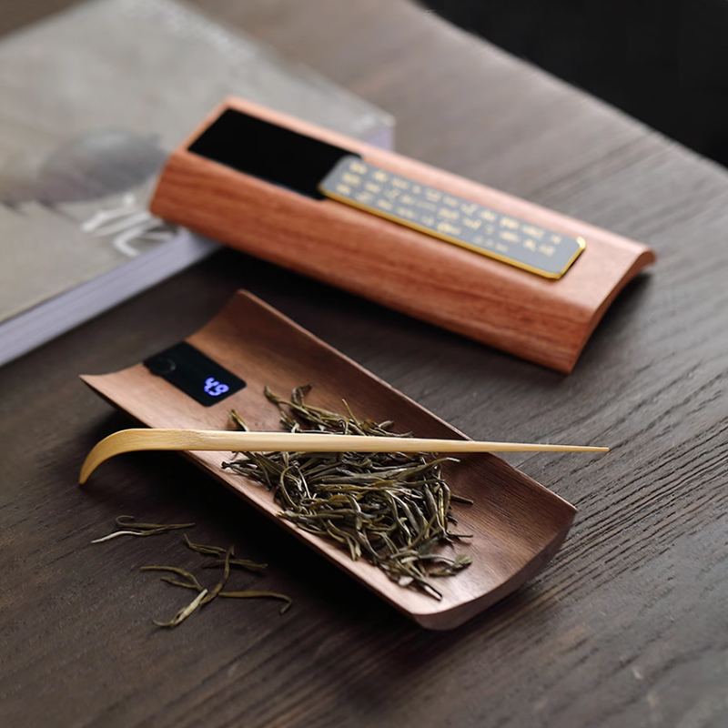 Digital Kitchen Scale - 우량 원목 전자 티 스케일 -