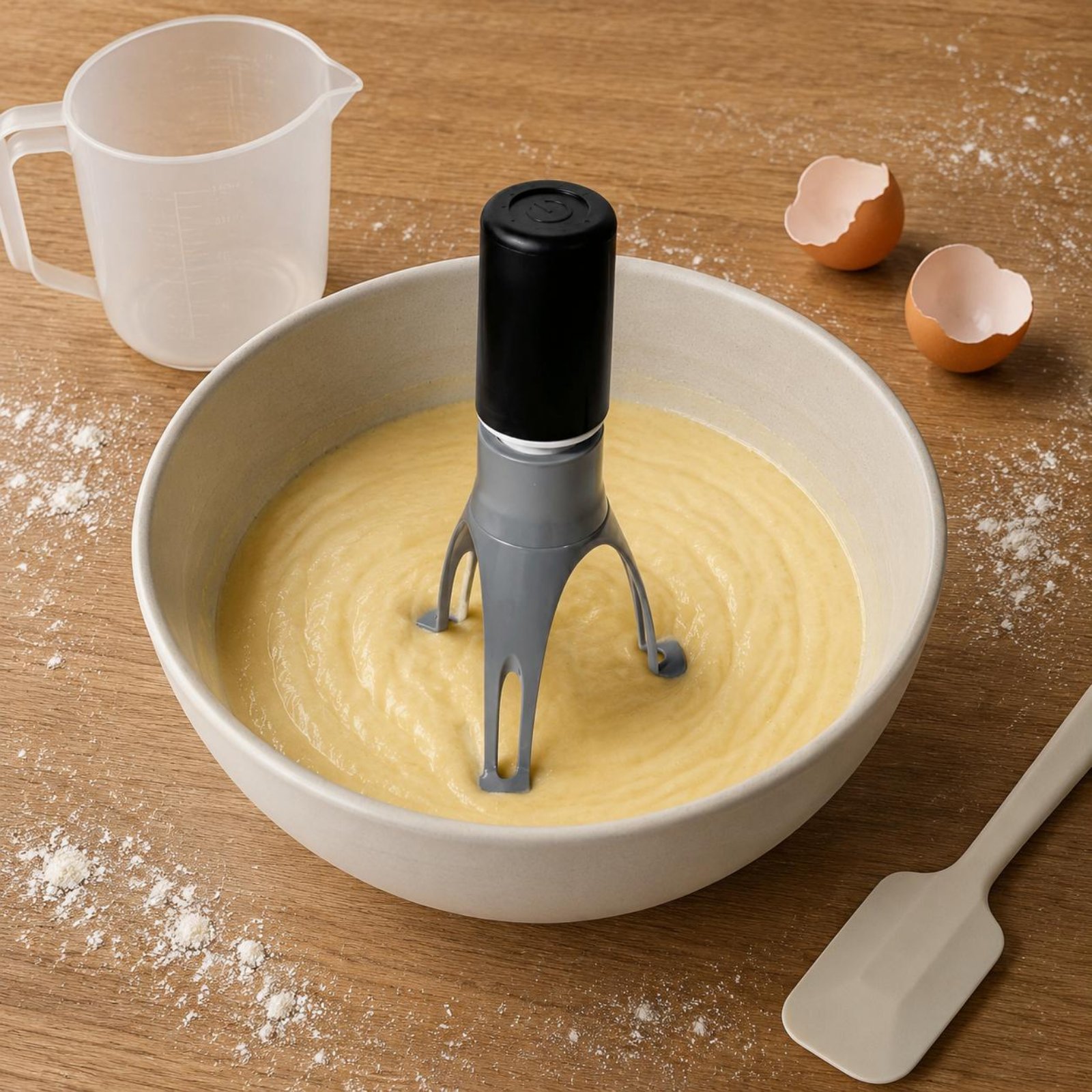 Kitchen Gadgets And Equipment - 자동 삼각형 교반기 - 핸즈프리 전동