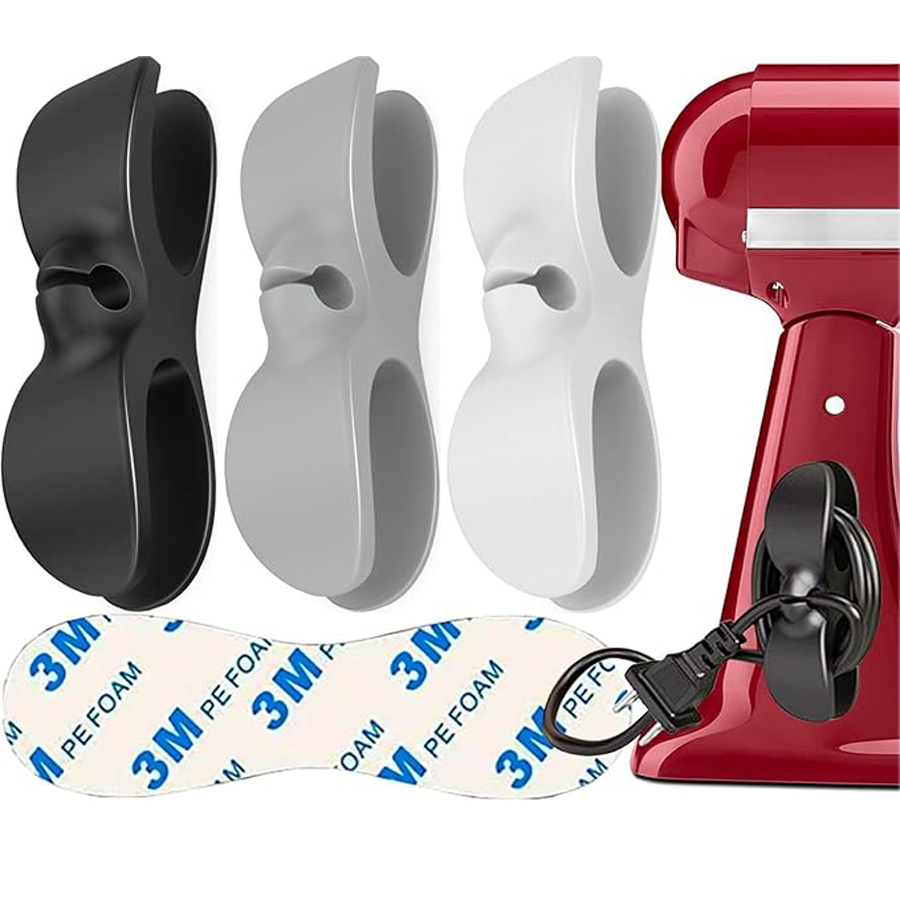 Kitchen Gadgets Rack Storage - 주방 가전 코드 오거나이저 접착 케이블