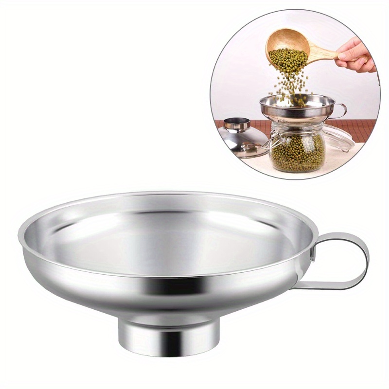 Kitchen Gadgets And Equipment - 1개입 넓은 입구 액체 주입구, 스테인리스
