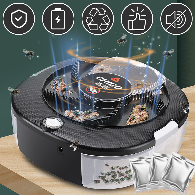 Kitchen Gadgets Electronic - Flycatcher 충전식/USB 전기 플라이 트랩 CHIGO