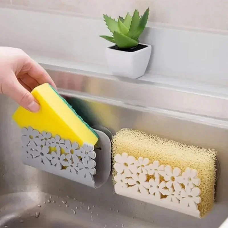 Kitchen Gadgets Rack Storage - 식기세척포 걸이 흡착식 스펀지 홀더 클립