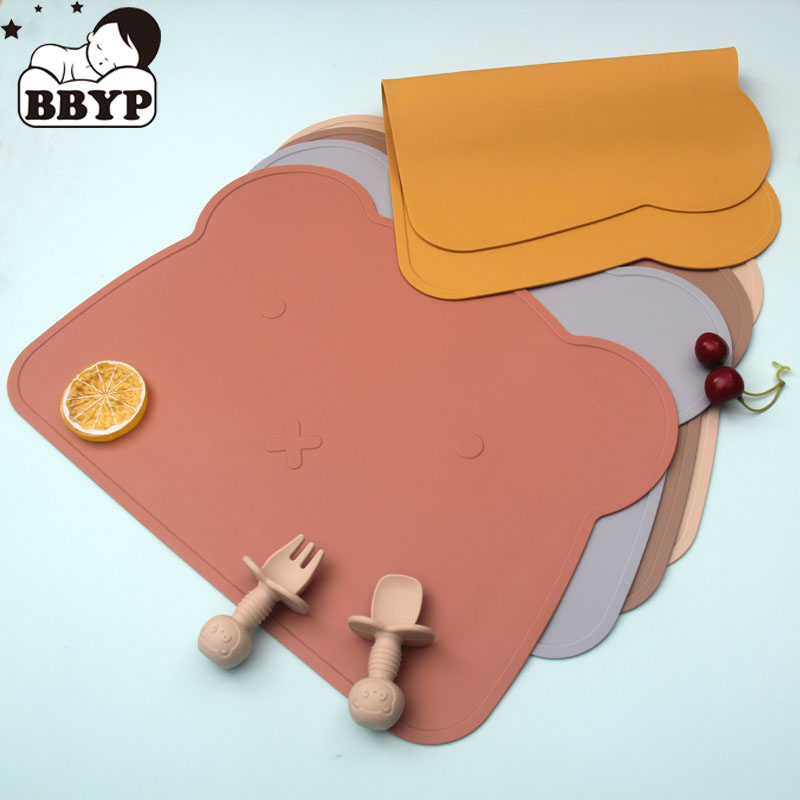 Kitchen Gadgets Photo - 실리콘 만화 곰 플레이스 매트 키즈