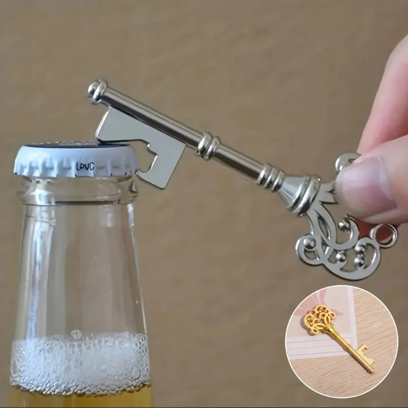 Kitchen Gadgets Vintage - 1Pc 빈티지 크라운 키 모양의 병따개