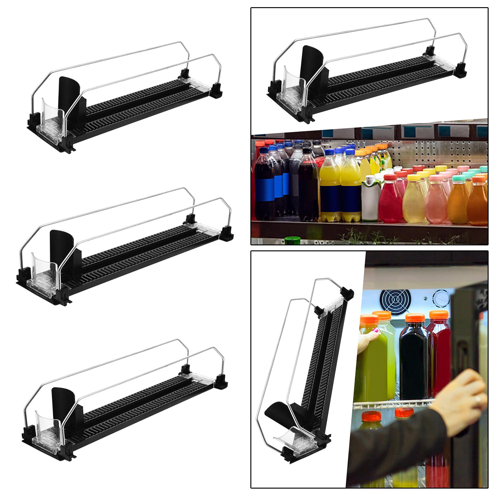Kitchen Gadgets Rack Storage - 음료 정리대 자동 이동식 냉장고용 음료