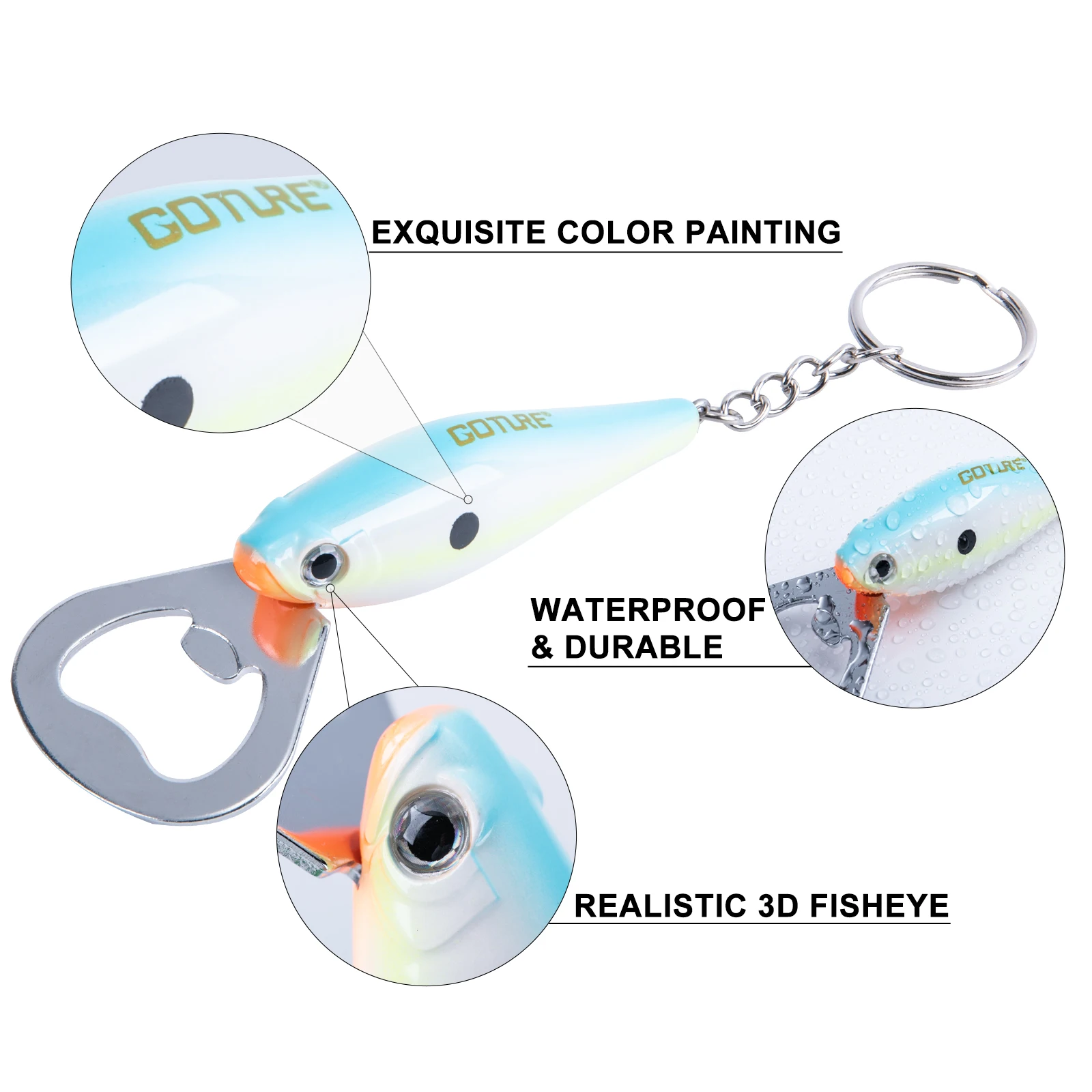 Goture 낚시 루어 병따개, 탄소강 물고기 패턴,  - Kitchen Gadgets That Make Life Easier 리뷰 및 가격