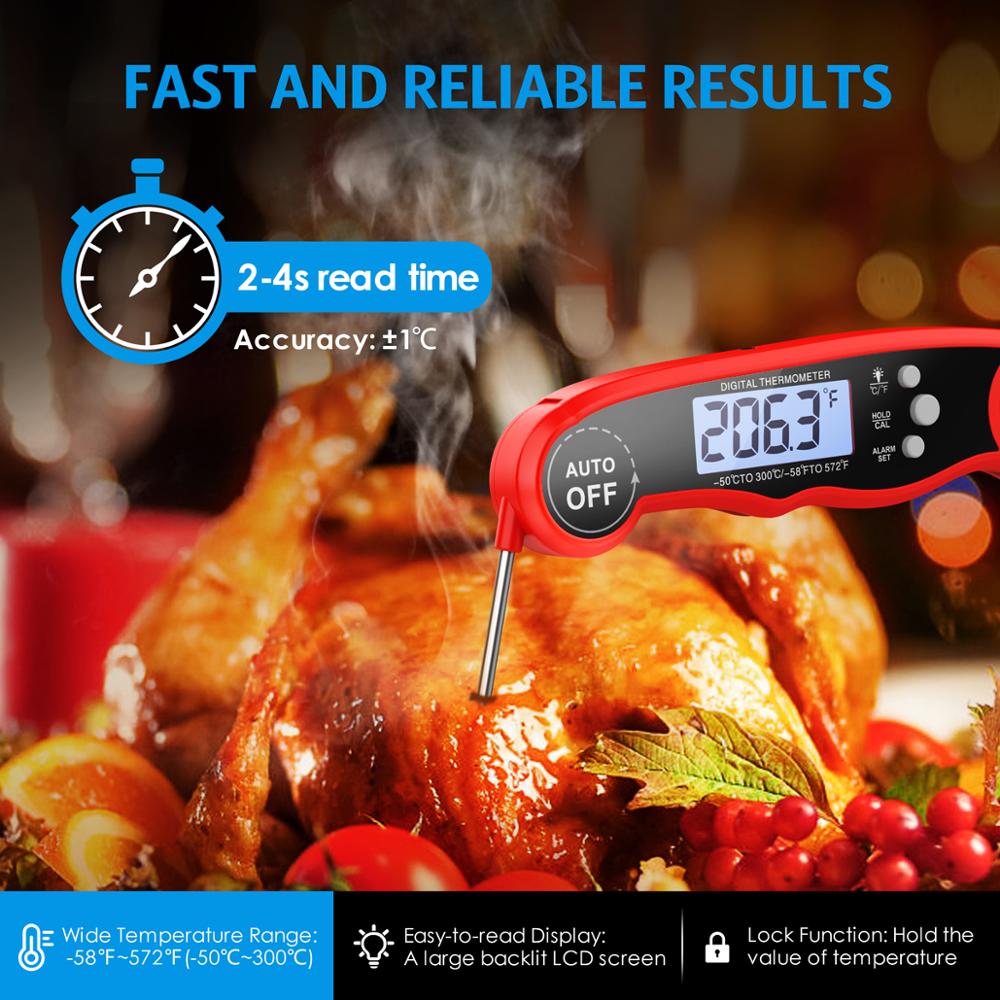 ORIA 식품 온도계 디지털 주방 바베큐 온도계 고기  - Kitchen Gadgets Electronic 리뷰 및 가격