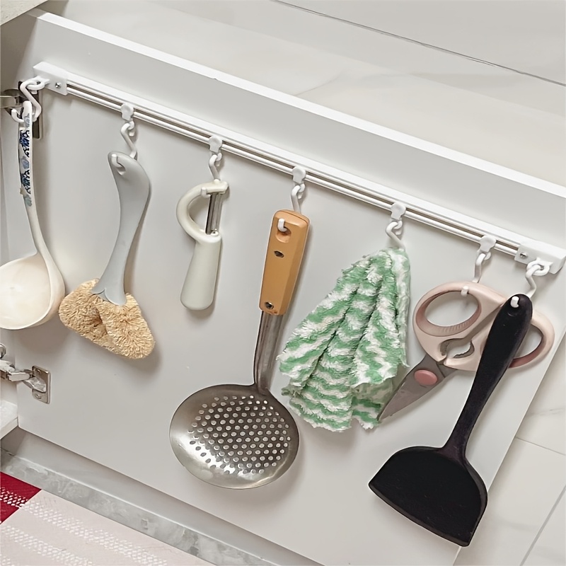 40cm 무타공 주방용품 걸이, 다용도 슬라이딩 접착식 - Kitchen Gadgets Cabinet 리뷰 및 가격