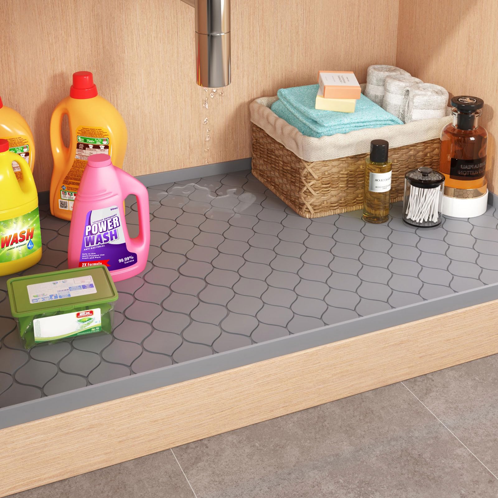 실리콘 싱크대 매트 주방 필수품, 선반 라이너 캐비닛  - Kitchen Gadgets Cabinet 리뷰 및 가격