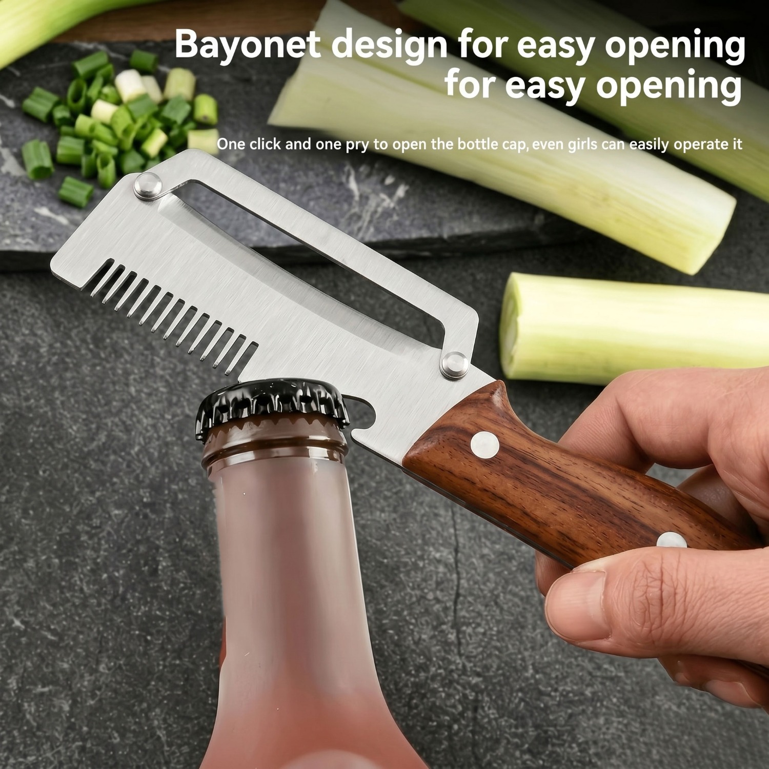 완전히 새로운 다기능 양파 슬라이서 & 허브 스트리퍼  - Kitchen Gadgets New 리뷰 및 가격