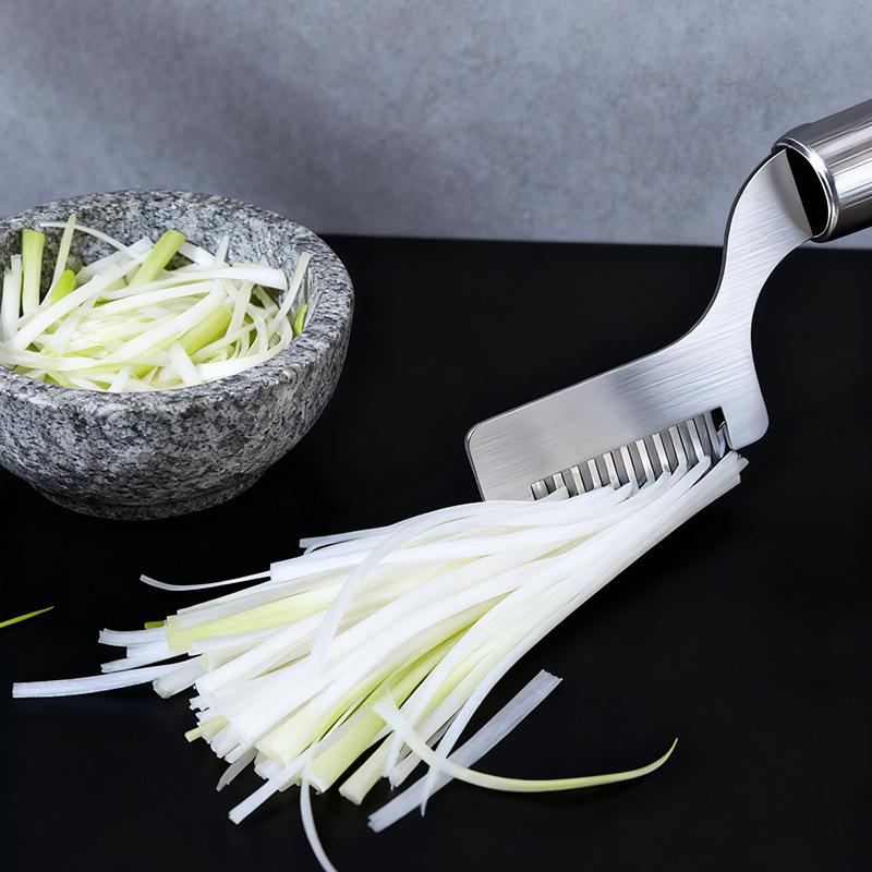【1개 스테인리스 스틸 파 절단기, 곡선형 커터 헤드  - Kitchen Gadgets Green 리뷰 및 가격