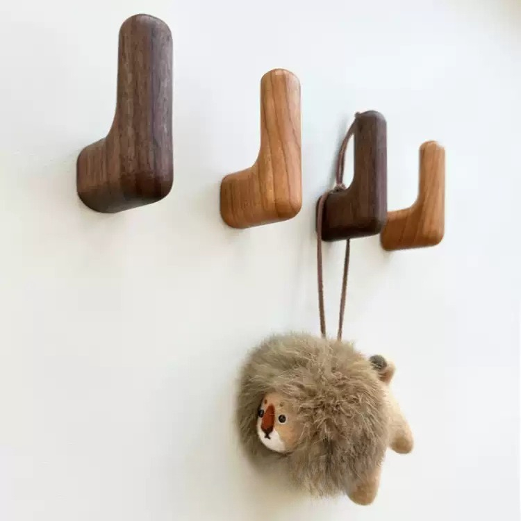 나무 후크 키 장식 홀더 도어 행거 벽 코트 랙 다목적 - Kitchen Gadgets Rack Storage 리뷰 및 가격