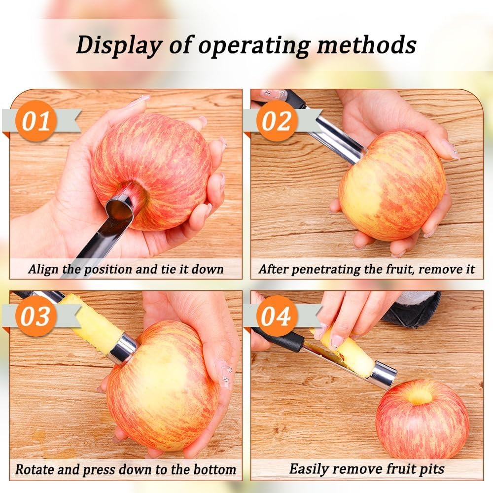 애플 컵케익 코어러, 과일 야채 코어 리무버 건강한 스 - Kitchen Gadgets In 리뷰 및 가격