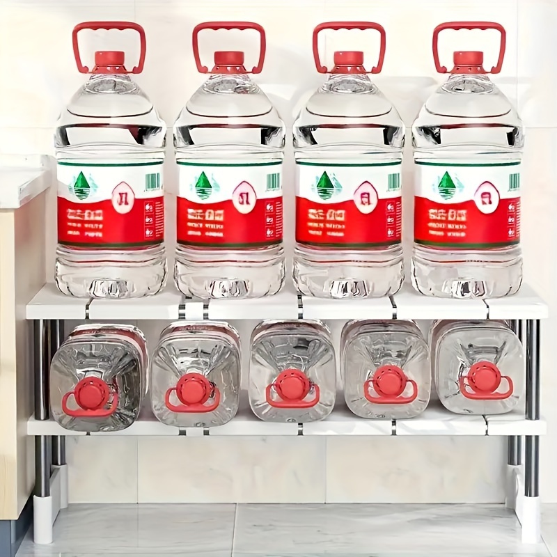 조절 가능한 싱크대 하부 수납 선반 - 스테인리스 스틸 - Kitchen Gadgets Cabinet 리뷰 및 가격