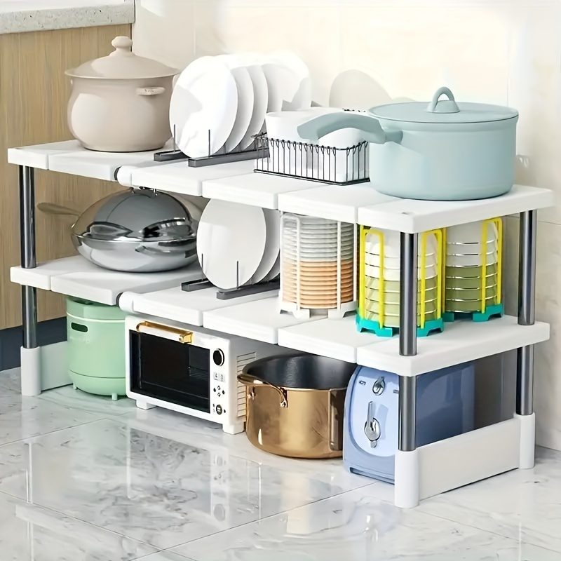 조절 가능한 싱크대 하부 수납 선반 - 스테인리스 스틸 - Kitchen Gadgets Cabinet 리뷰 및 가격
