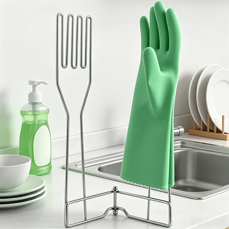접이식 수직 배수대 다용도 이중 주방 장갑 건조대 보관 - Kitchen Gadgets Rack Storage 리뷰 및 가격