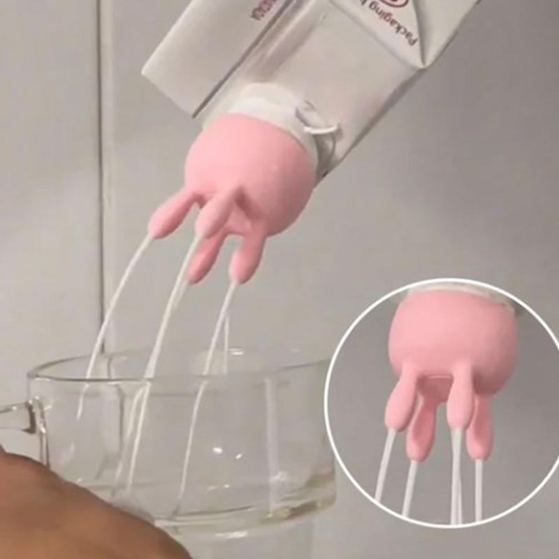 우유 병 뚜껑, 우유 전환기, 만화 재사용 가능한 주스 - Kitchen Gadgets To 3D Print 리뷰 및 가격
