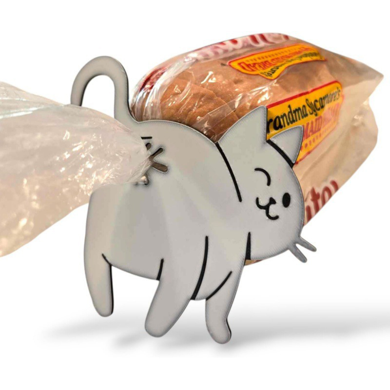 2개 재미있는 고양이 엉덩이 모양 가방 클립, 칩 및  - Kitchen Gadgets To 3D Print 리뷰 및 가격