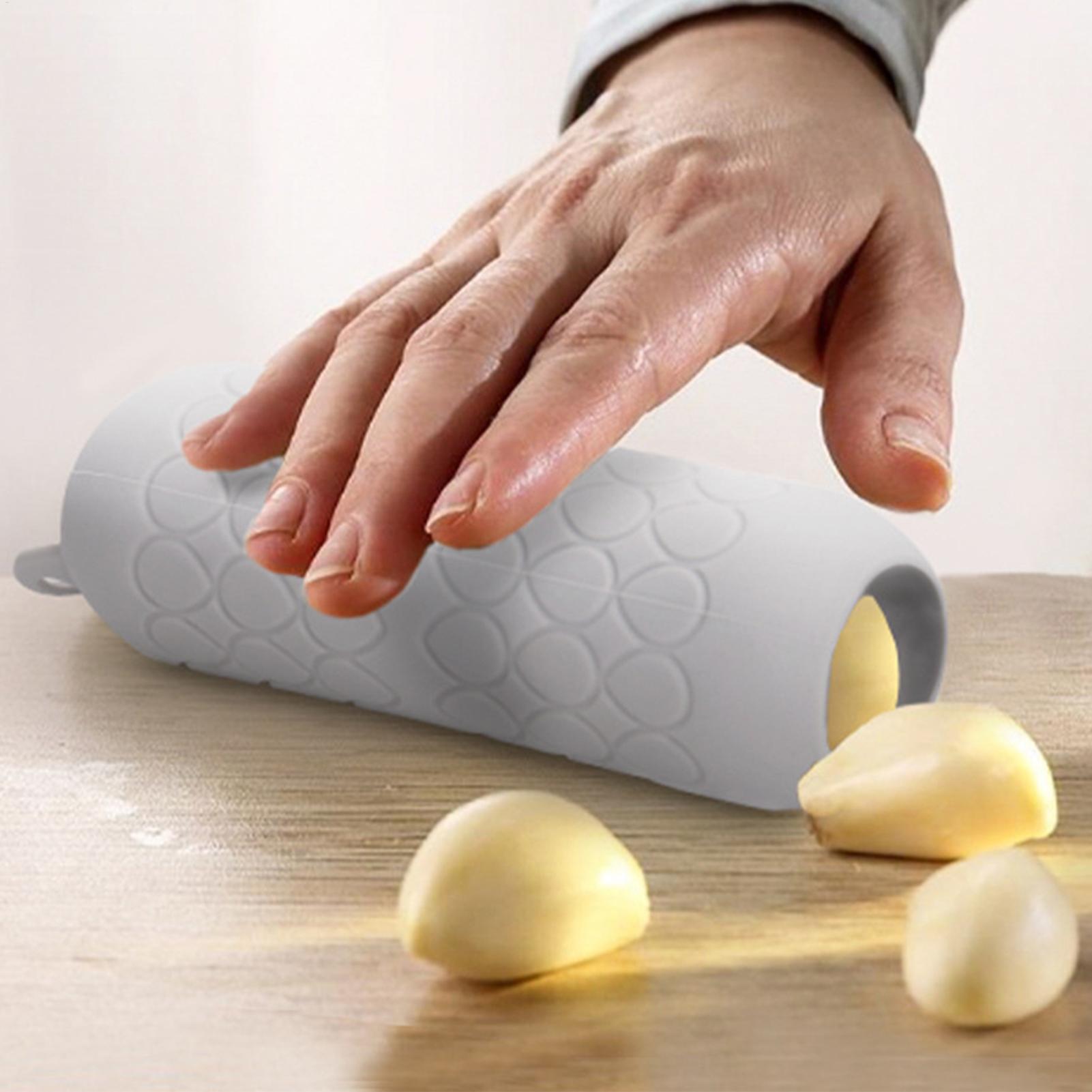 실리콘 마늘 껍질 벗기는 도구, 빠른 마늘 껍질 제거기 - Kitchen Gadgets Peeler 리뷰 및 가격