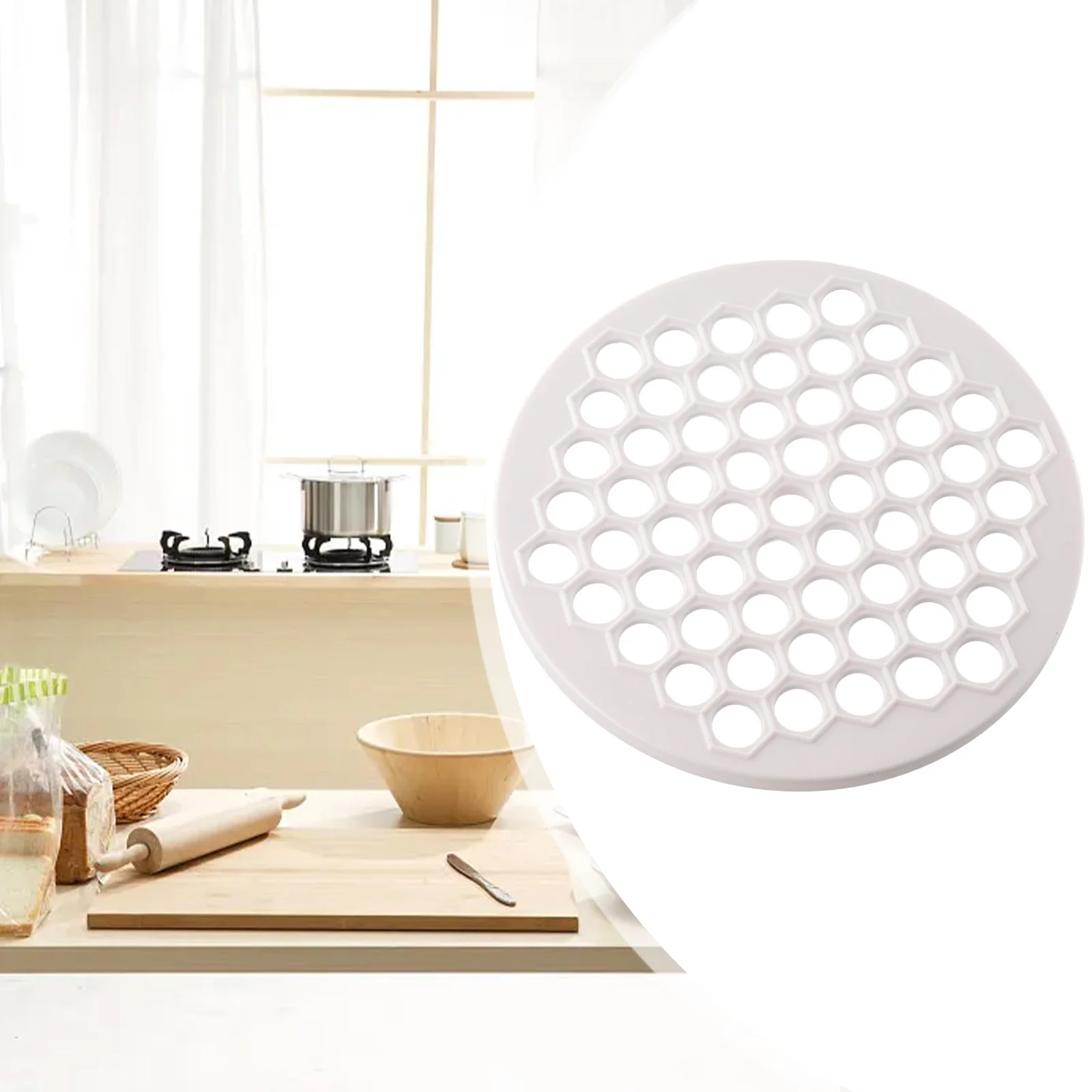 1개 만두 틀 반죽 롤링 라비올리 틀 61구멍 만두 틀 - Kitchen Gadgets New 리뷰 및 가격