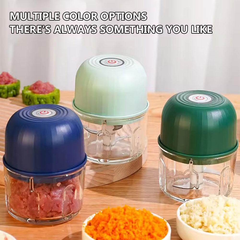 미니 전기 마늘 다지기 휴대용 USB 충전 푸드 프로세 - Kitchen Gadgets Electronic 리뷰 및 가격