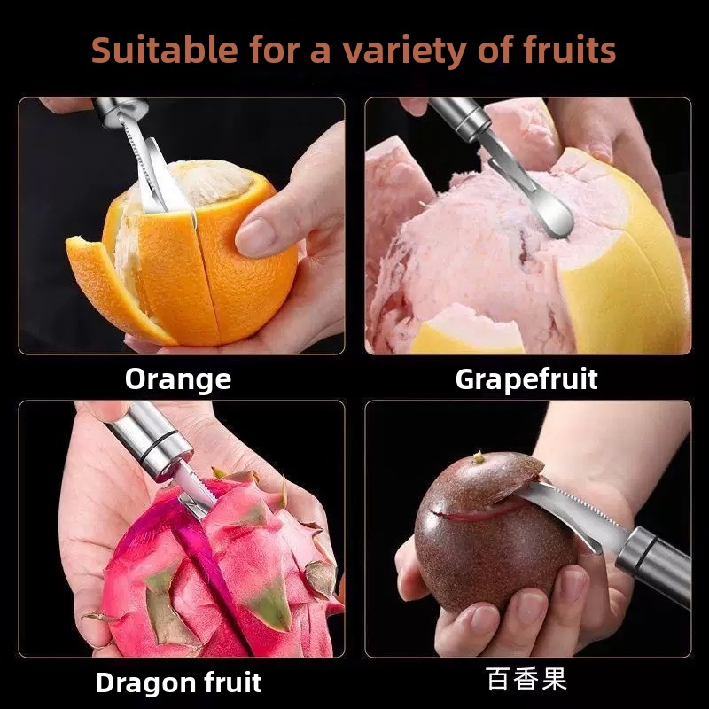 스테인레스 스틸 오렌지, 감귤류 필러, 간단한 레몬 필 - Kitchen Gadgets Peeler 리뷰 및 가격