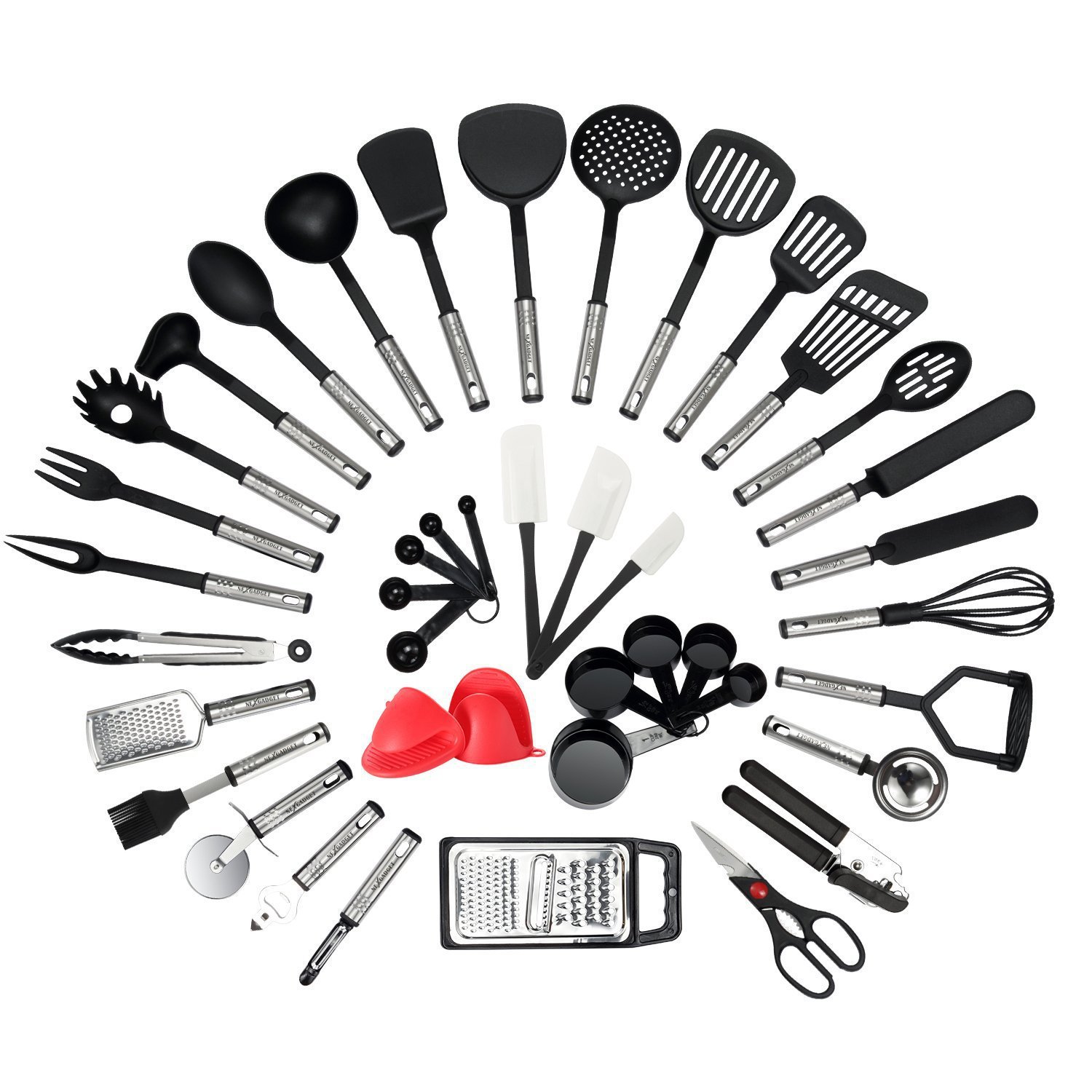 핫세일 42종 논스틱 내열 나일론 스테인리스 스틸 주방 - Kitchen Gadgets In 리뷰 및 가격