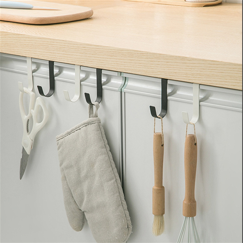S자형 금속 후크 캐비닛 도어 걸이형 랙 주방기구 보관 - Kitchen Gadgets Cabinet 리뷰 및 가격