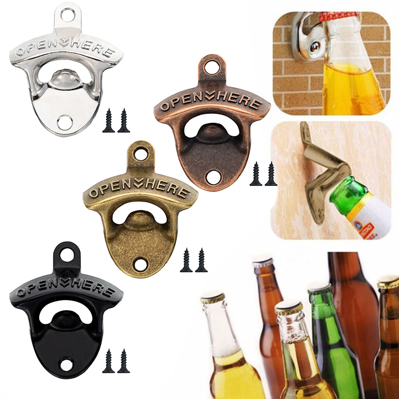 주방 병따개 빈티지 레트로 합금 벽 나사로 장착 파티  - Kitchen Gadgets Vintage 리뷰 및 가격