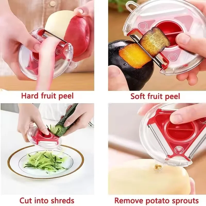 1PC 트리오 필러 세트 야채 필러 슬라이서 슈레더 다 - Kitchen Gadgets Peeler 리뷰 및 가격