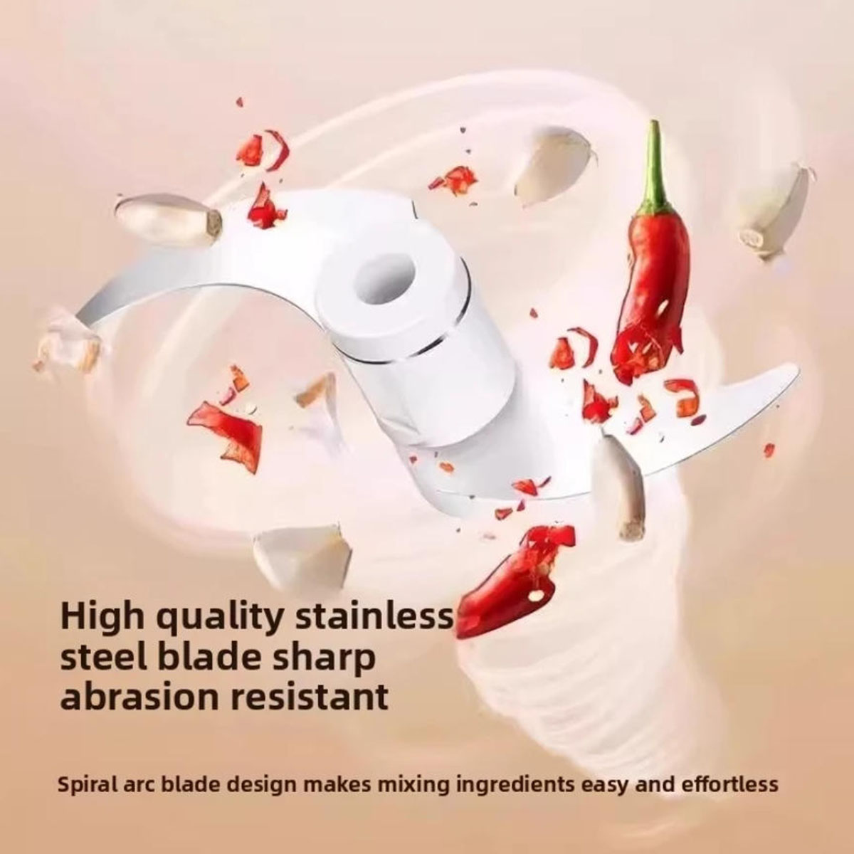 1PC 전기 마늘 다지기 미니 푸드 프로세서 USB 충 - Kitchen Gadgets Electronic 리뷰 및 가격