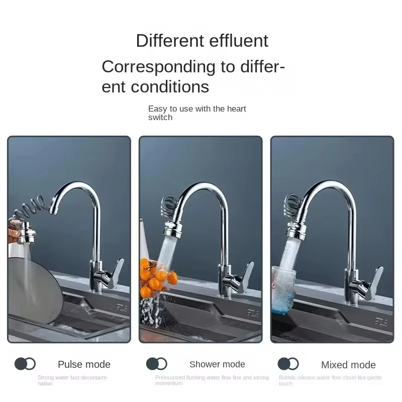 신형 3가지 모드 싱크 수도꼭지 360도 회전 필터 연 - Kitchen Gadgets That Make Life Easier 리뷰 및 가격