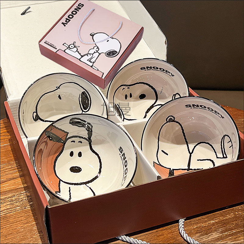 새롭고 귀여운 스누피 식기 세트, 아름답고 고급스러운  - Kitchen Gadgets New 리뷰 및 가격