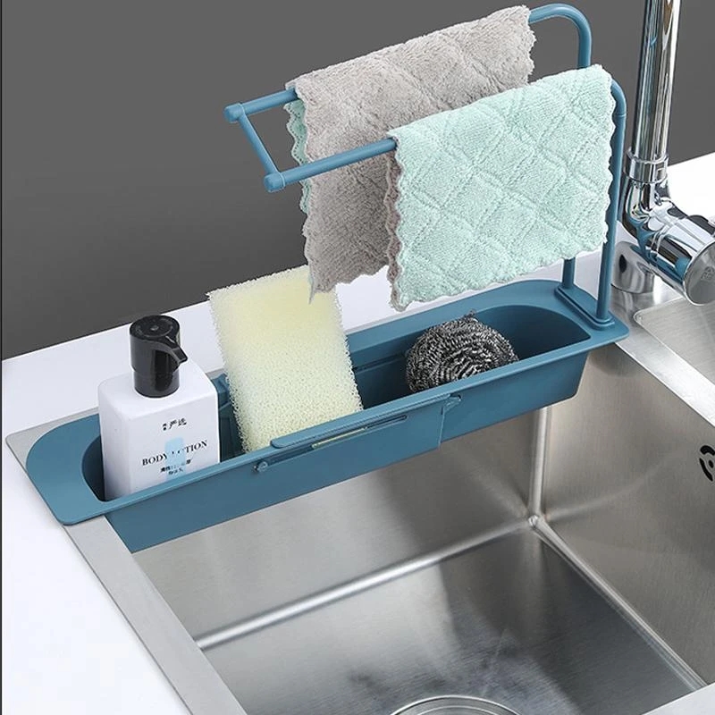 텔레스코픽 싱크대 선반 주방 식기 건조대 정리대 비누  - Kitchen Gadgets Rack Storage 리뷰 및 가격