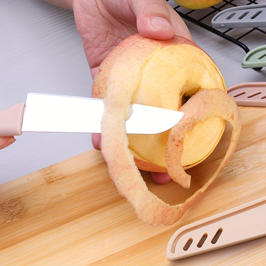1PC 캔디 컬러 휴대용 과일 칼 PP 스테인레스 스틸 - Kitchen Gadgets Peeler 리뷰 및 가격