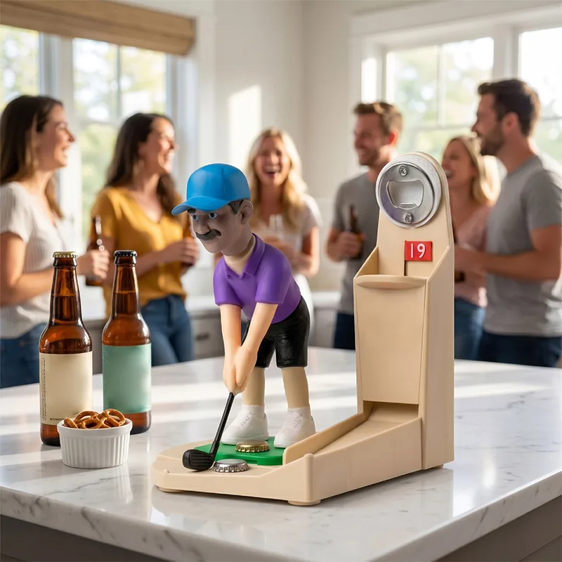 캡 컬렉터 골프 피규어가 있는 병따개, 3D 프린팅 맥 - Kitchen Gadgets To 3D Print 리뷰 및 가격