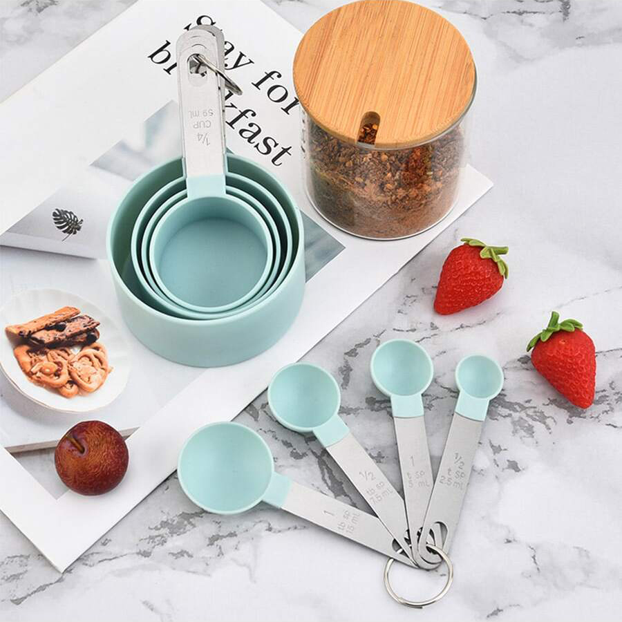 4PCS/8PCS 플라스틱 측정 컵 스푼 세트 스테인레 - Kitchen Gadgets That Make Life Easier 리뷰 및 가격