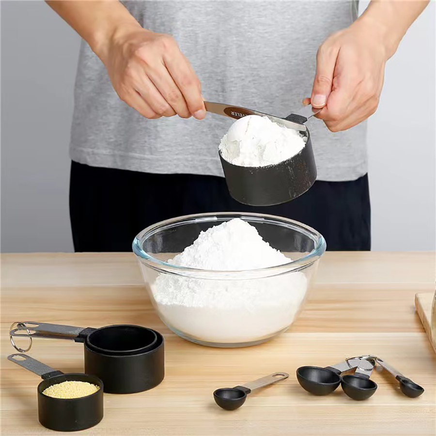 4PCS/8PCS 플라스틱 측정 컵 스푼 세트 스테인레 - Kitchen Gadgets That Make Life Easier 리뷰 및 가격
