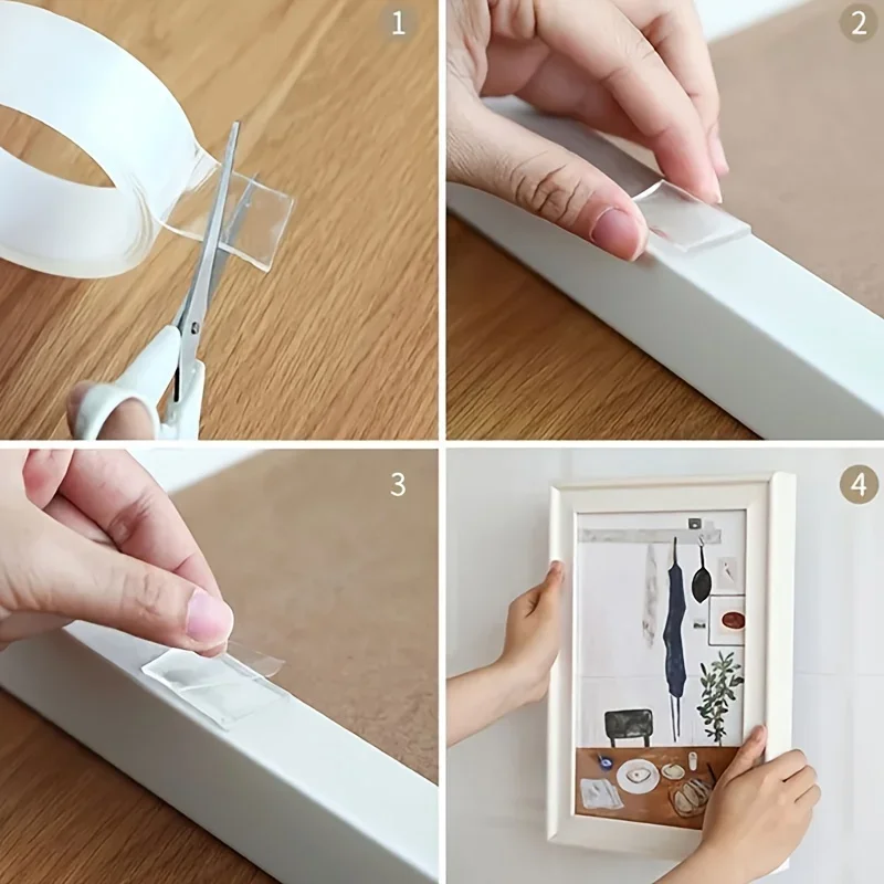 이중 접촉 나노 테이프, 강력한 초강력 양면 접착제,  - Kitchen Gadgets Electronic 리뷰 및 가격