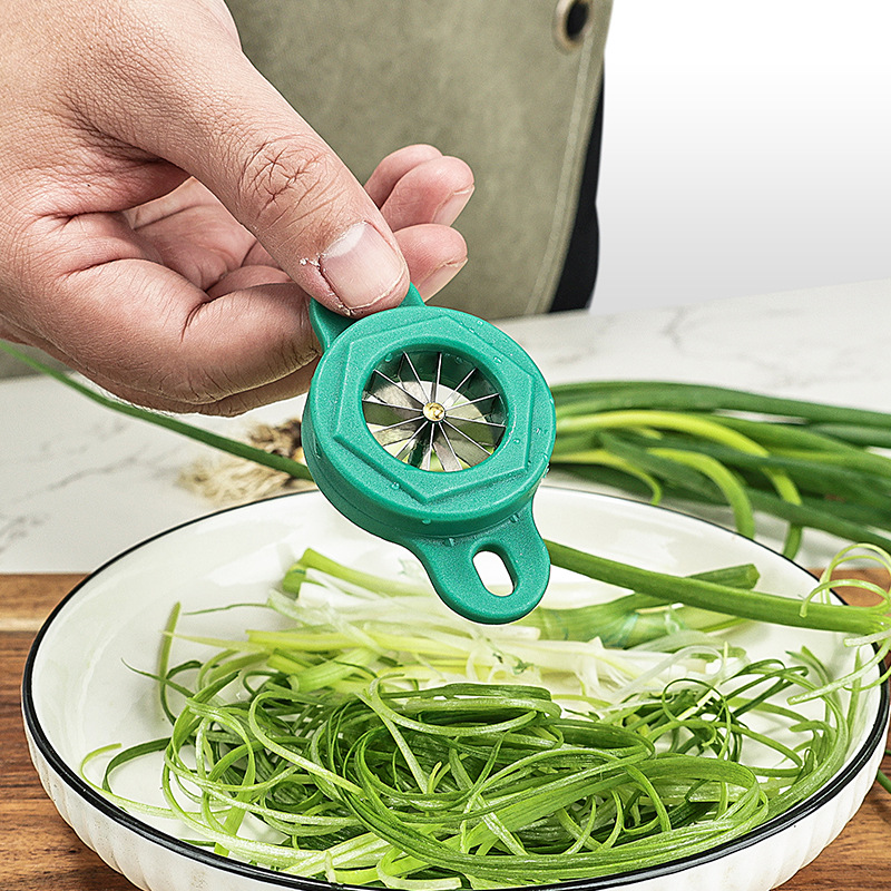 1PC 녹색 양파 슬라이서, 양파 와이어 드로잉, 주방 - Kitchen Gadgets Green 리뷰 및 가격