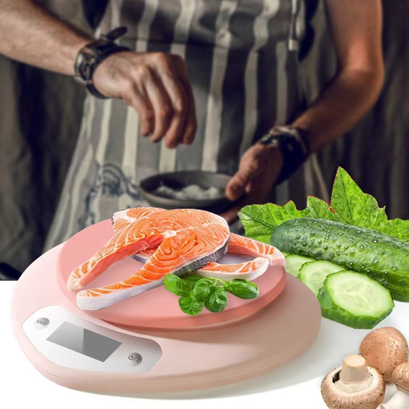디지털 주방 저울 핑크 하트 모양 휴대용 고정밀 저울  - Digital Kitchen Scale 리뷰 및 가격