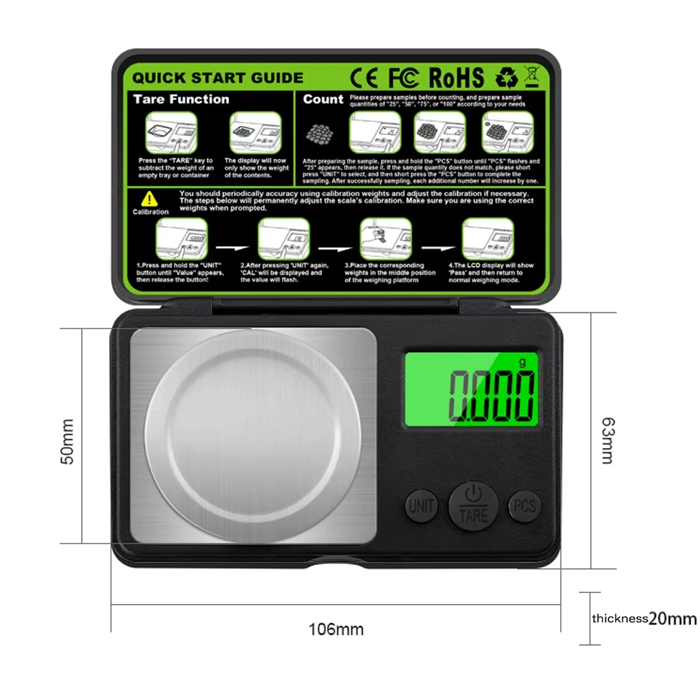 미니 디지털 저울 보석 밀리그램 저울 휴대용 주방 베이 - Digital Kitchen Scale 리뷰 및 가격